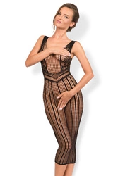 Hot in Here Dame Nachthemd Reizwäsche Netz Gemustert Sinnlich Sexy Infinity,