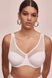 Alles Havana Soft BH Dame glatt musterlos regulierbar EU, Weiß