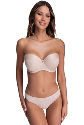 Ava Damen Balconett-BH Bügel  glatt leicht gepolstert 1787 Last Night MAXI, beige