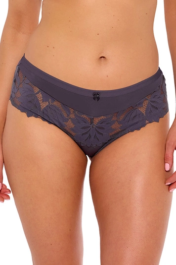 Gaia Dame Slip Spitze Geblümt Elegant Klassisch Voll Unterhose 1134P Keto, 