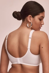Alles Havana Soft BH Dame glatt musterlos regulierbar EU, Weiß