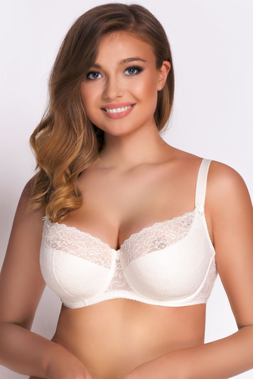 Vivisence 1016 Bügel BH Dame Dessous Spitze regulierbar EU, Ecru