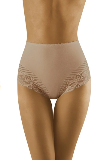 Wolbar Dame Slip Unterhose Netz Streifen musterlos Unterwäsche WB436,