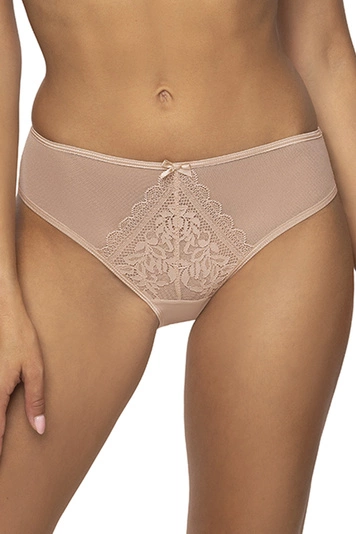 Mat Dame Slip Spitze Bund Schleife Unterhose  Geblümt  Unterwäsche Dessous 0198/5 Estelle, 