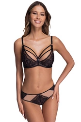 Ava Damen Soft BH Spitze Netz Schalen Streifen Unterwäsche1824 Venus,