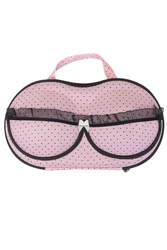Kontri BH-Aufbewahrungstasche BH Kofferorganizer Unterwäsche Etui Zubehör Accessoires E1001, Hellpink