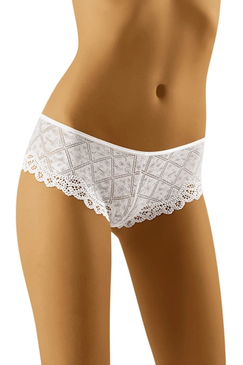 Wolbar Dame Slip Shorts Spitze Gemustert Klassisch Einfarbig Unterhose Dessous Alltag WB477,