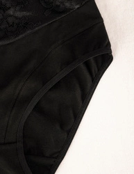 Wolbar Damen Slips 3-er Pack Panties Höschen Hohe Taille Slips Hoher Taillenslip, Bauchkontrolle Spitzenhöschen Hohe Taille Unterhosen WB415,