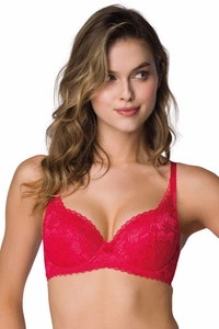 Mat Dame Push-Up BH Spitze Klassisch Herausnehmbare Einlagen 0115/11 Hannah,