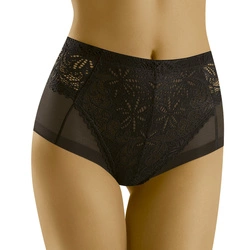 Wol-Bar Dame Slip Spitze Netz Hoher Bund Klassisch Geblümt Unterwäsche WB437,