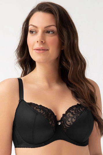 Gorsenia K378 Victoria Soft BH Dame Maxi Stickerei regulierbar Setteil EU, 