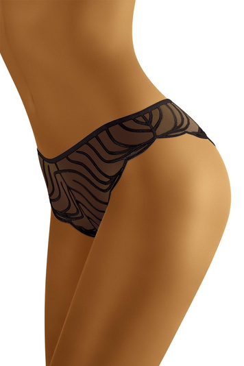 Wolbar Transparenter Damen String WB27, schwarz