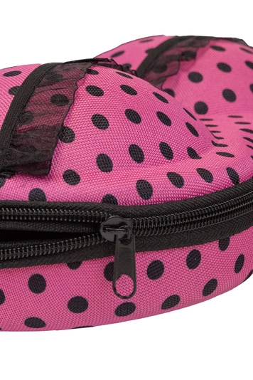 Kontri BH-Aufbewahrungstasche mit Accessoires BH Kofferorganizer Unterwäsche Etui Zubehör E1002, dunkelpink