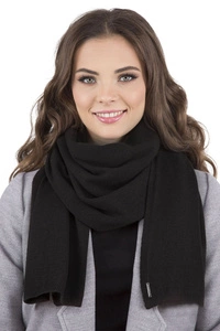 Vivisence Damen Schal Winter Wärmt Schenkt Komfort Kalte Wintertage Strick 7102, schwarz