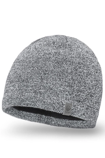 PaMaMi Herren Winter-Mütze I Gr. 56-60 cm Strickmütze I in Strickoptik mit Fleece gefüttert I Wintermütze Sportliche atmungsaktive Mütze I Wärmend Beanie, 