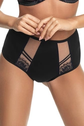 Gorsenia Damen Slip Brazilian Unterhose Unterwäsche K498 Paradise, schwarz