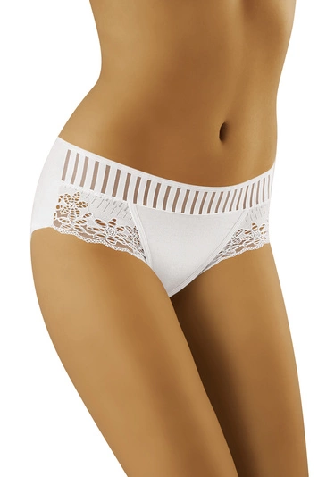 Wolbar Dame Slip Spitze Gemustert Klassisch Einfarbig Unterhose Dessous Alltag WB448,