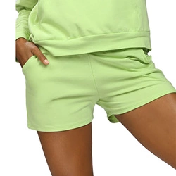 Dkaren Dame Shorts Musterlos Kurz Bund Alltag Klassisch Bekleidung  Koko, 