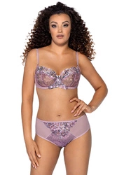 Ava Dame Slip Brazilian Geblümt Netz Ausgeschnitten Unterhose 1986/B Zoe, Pink