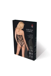 Hot in Here Dame Body Reizwäsche Sexy Gemustert Durchsichtig Sinnlich Triangle,