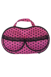 Kontri BH-Aufbewahrungstasche BH Kofferorganizer Unterwäsche Etui Zubehör Accessoires E1001, dunkelpink