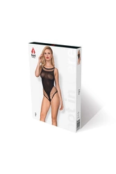Hot in Here Dame Body Reizwäsche Durchsichtig Geblümt Streifen Sexy Ultra,
