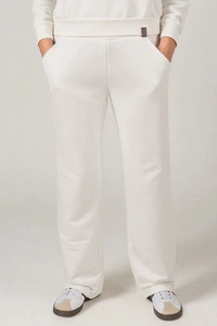Vivisence Jogginghose Damen Bequeme Mit Weitem Bein Elastischem Bund Und Seitentaschen Aus Hochwertigem Strickstoff Perfekt Für Freizeit Sport Yoga Entspannte Alltagslooks 9102,