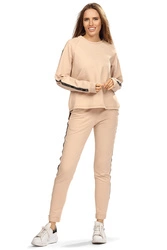 Reviver Dame Sweatshirt Klassisch Alltag Sport Langarm Logo  Rundhalls F5593, 