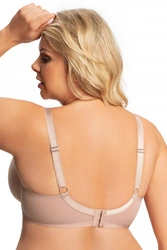 Gorsenia Dame Soft BH Klassisch Nicht Gepolstert Stickerei Bügel K689 Blanche, Pink