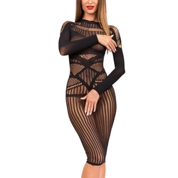 Hot in Here Dame Nachthemd Reizwäsche Netz Gemustert Sexy Verführerisch Miss Z,