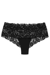 Wolbar WB413 Dame Shorts Hipsters Spitze normaler Bund, 