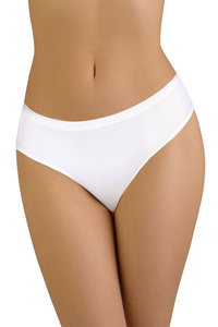 Vivisence Dame Slip 3-er Pack Unterhose Glatt Voll Nahtlos Klassisch 4011, weiß