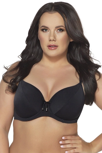 Ava Bikini BH Dame Bademode Bikinioberteil musterlos Bügel Schleife  EU SK-113, 