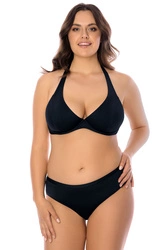 Vivisence Bikinislips Dame Bademode musterlos normaler Bund Setteil EU  3001, schwarz