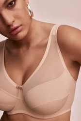 Alles Havana Soft BH Dame glatt musterlos regulierbar EU, Beige