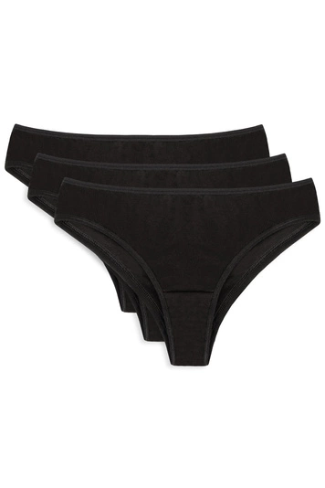 Vivisence Dame Slip Unterhose Klassisch Komfortabel Trendig Alltag Unterwäsche 4018, schwarz