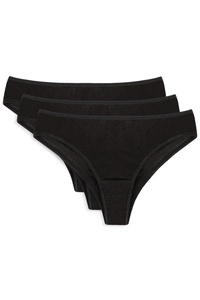 Vivisence Dame Slip Unterhose Klassisch Komfortabel Trendig Alltag Unterwäsche 4018, schwarz