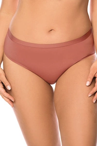 Vivisence Bikinislips Dame Bademode musterlos normaler Bund Setteil EU  3001, dunkelrosa