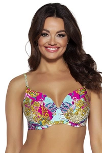 Ava Damen Bikinioberteil Bademode Bikinihose Gemustert Klassisch Strandmode SK-172,