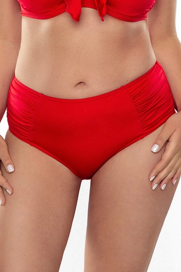 Vivisence Bikinihose Damen Bikini Unterteil Ideal Schwimmen und Sonnenbad 3002, rot