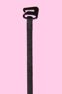 Julimex RB 64 BH Träger Dame verstellbar Ersatzträger einfarbig glatt schwarz dünn Top Qualität EU, schwarz