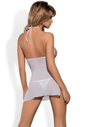 Obsessive Bisquitta chemise Nachthemd Damen String Neckholder Nachtwäsche Soft-Cup Set