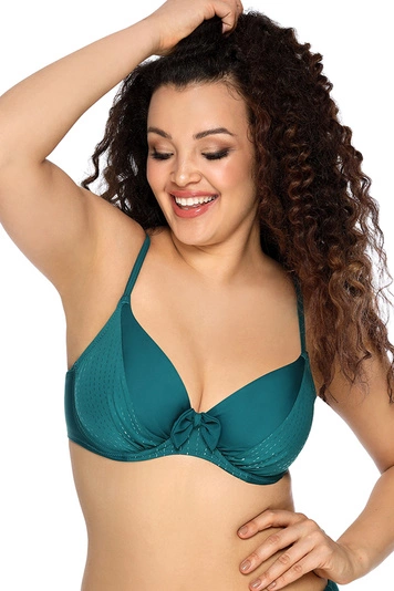 Ava Dame Bikini BH Oberteil Soft Cups Bademode Strandmode Musterlos  SK-140, 