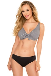Vivisence Bikinislips Dame Bademode musterlos normaler Bund Setteil EU  3001, schwarz