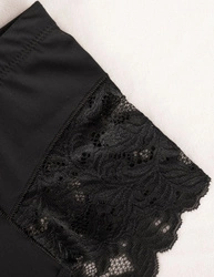 Wolbar Dame Slip Mit Hohem Bund Klassisch Elegant Netz Mesh Gummi Höschen Unterhose WB406,