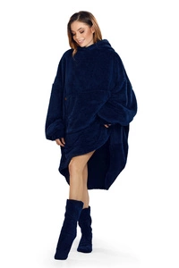Vivisence Übergroße Hoodie Decke Mit Warme Socken Kuscheliges Set Für Damen Komfortable Riesen-Hoodie Weiches Material Perfekt Für Wintertage Und Als Geschenk,