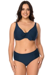 VIVISENCE Bikini Oberteil Damen Bademode Bikini BH Starker Halt 3202, dunkelblau