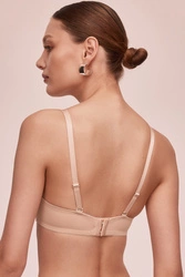 Alles Elena II U Bügel BH Dame Dessous gepolstert musterlos abnehmbar EU, Beige