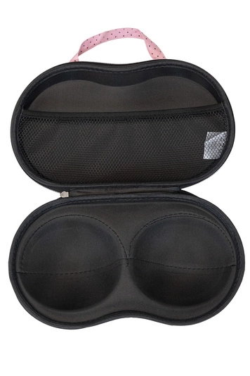 Kontri BH-Aufbewahrungstasche mit Accessoires BH Kofferorganizer Unterwäsche Etui Zubehör E1002 , Hellpink