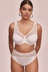 Alles Havana Soft BH Dame glatt musterlos regulierbar EU, Weiß